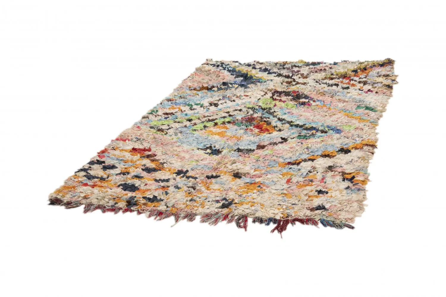 Tapete Berbere Marroquino Boucherouite 210 x 160 cm