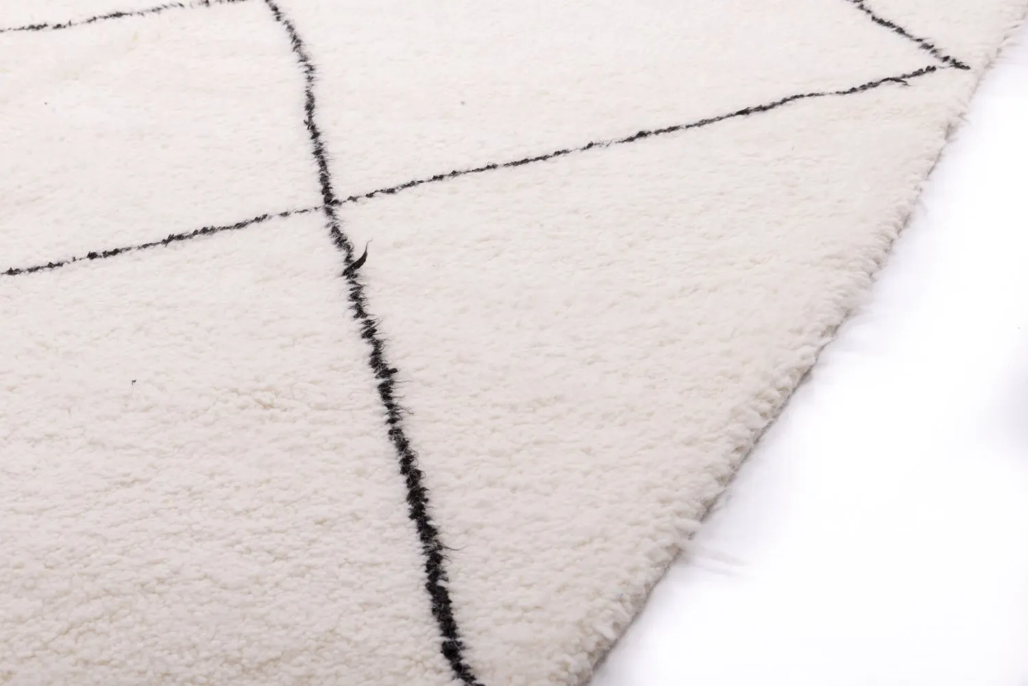 Tapete Kilim Marroquino Beni Ourain 305 x 215 cm