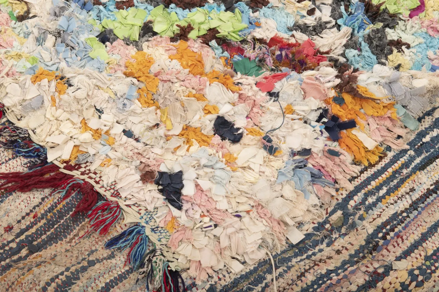 Tapete Berbere Marroquino Boucherouite 210 x 160 cm