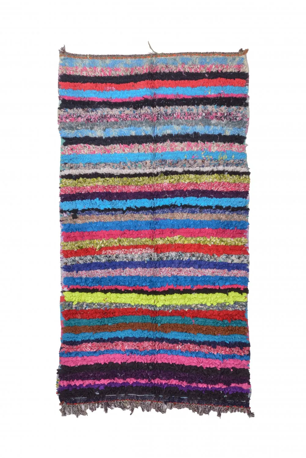 Tapete Berbere Marroquino Boucherouite 210 x 115 cm