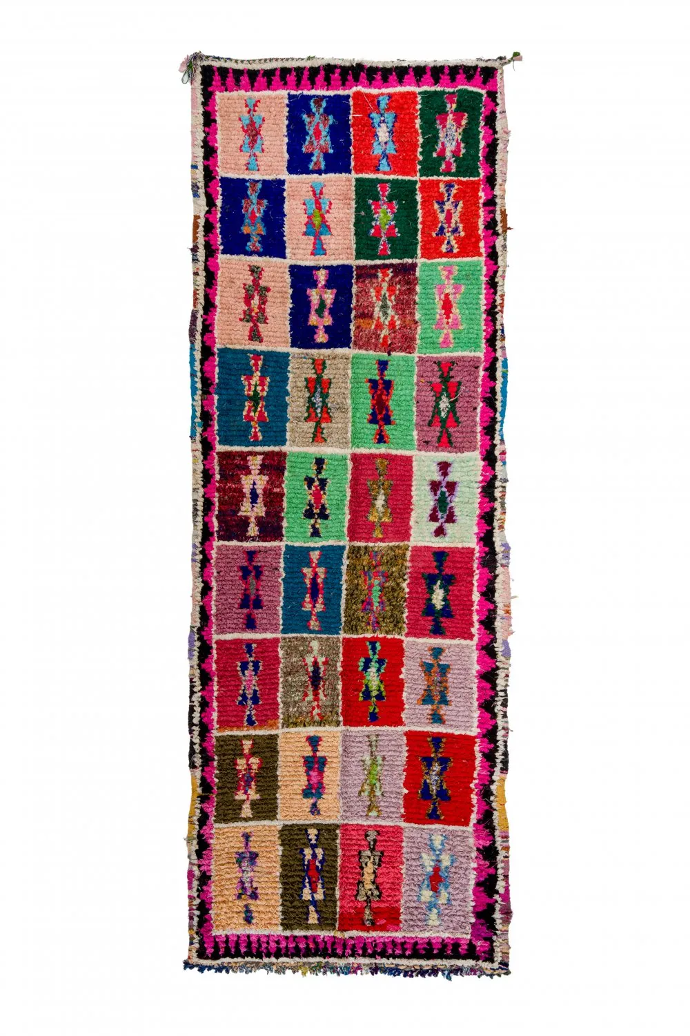 Tapete Berbere Marroquino Boucherouite 360 x 130 cm