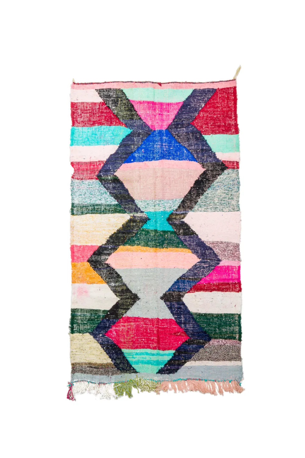 Tapete Berbere Marroquino Boucherouite 135 x 240 cm