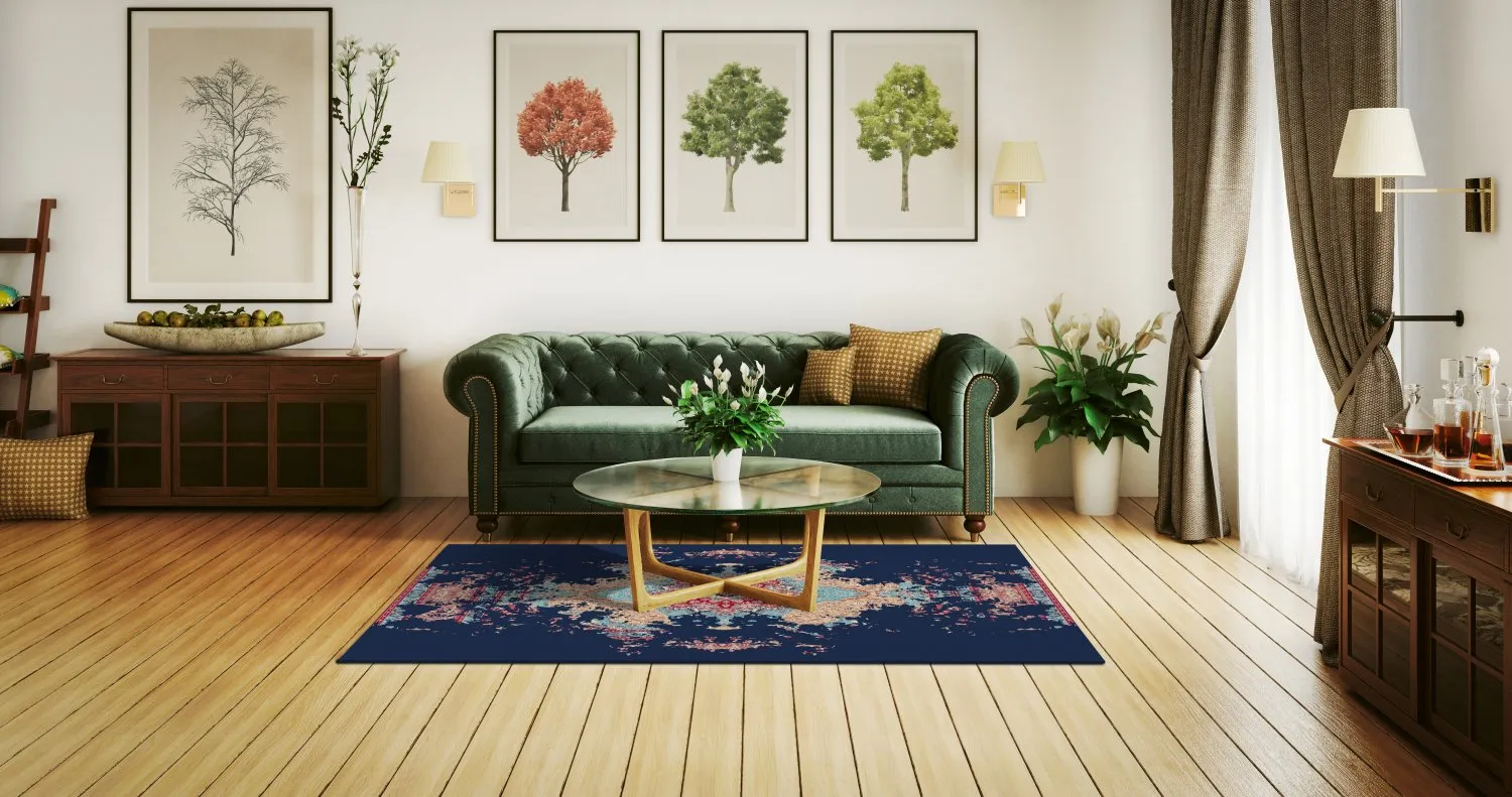 Tapete Wilton - Murzuk (azul)