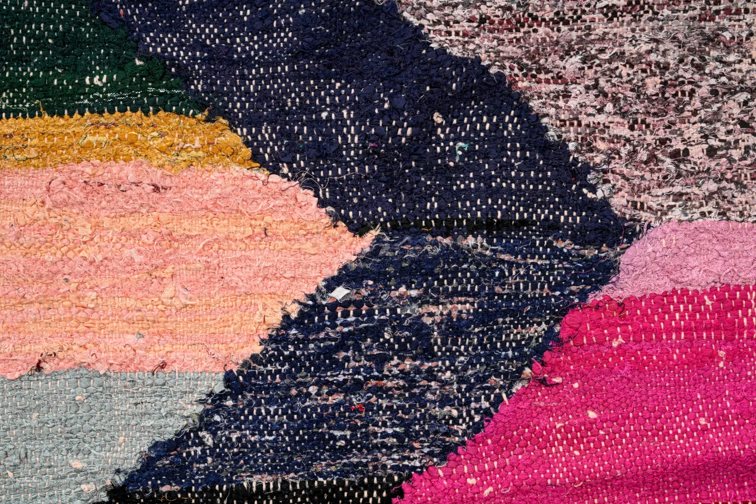 Tapete Berbere Marroquino Boucherouite 135 x 240 cm