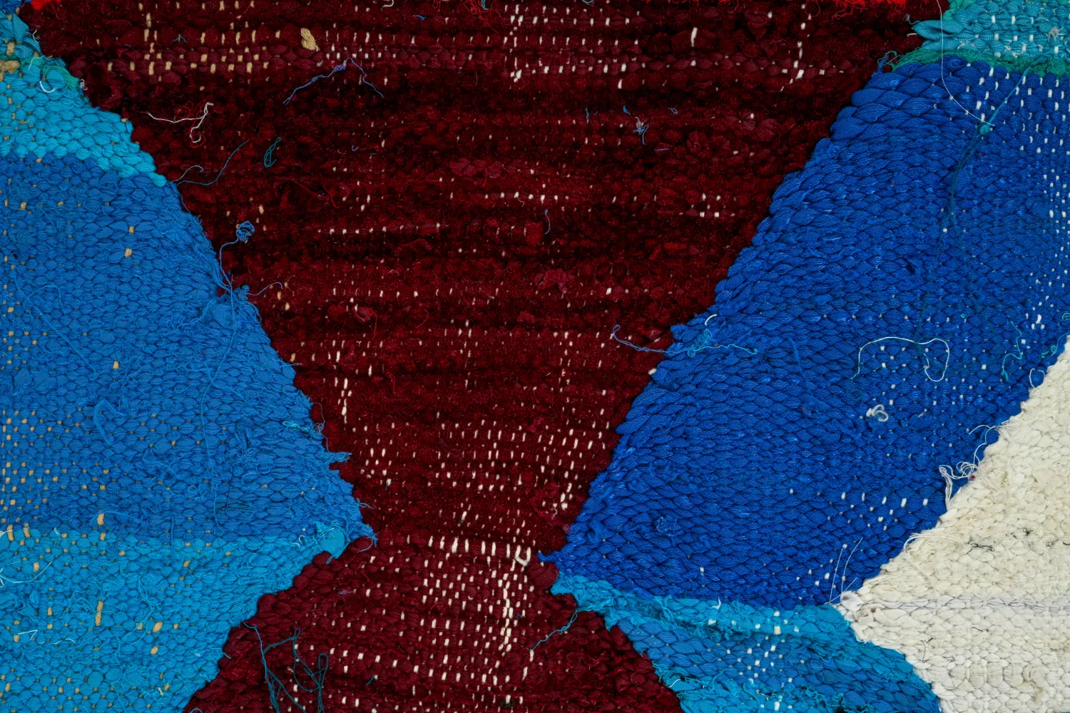 Tapete Berbere Marroquino Boucherouite 130 x 220 cm