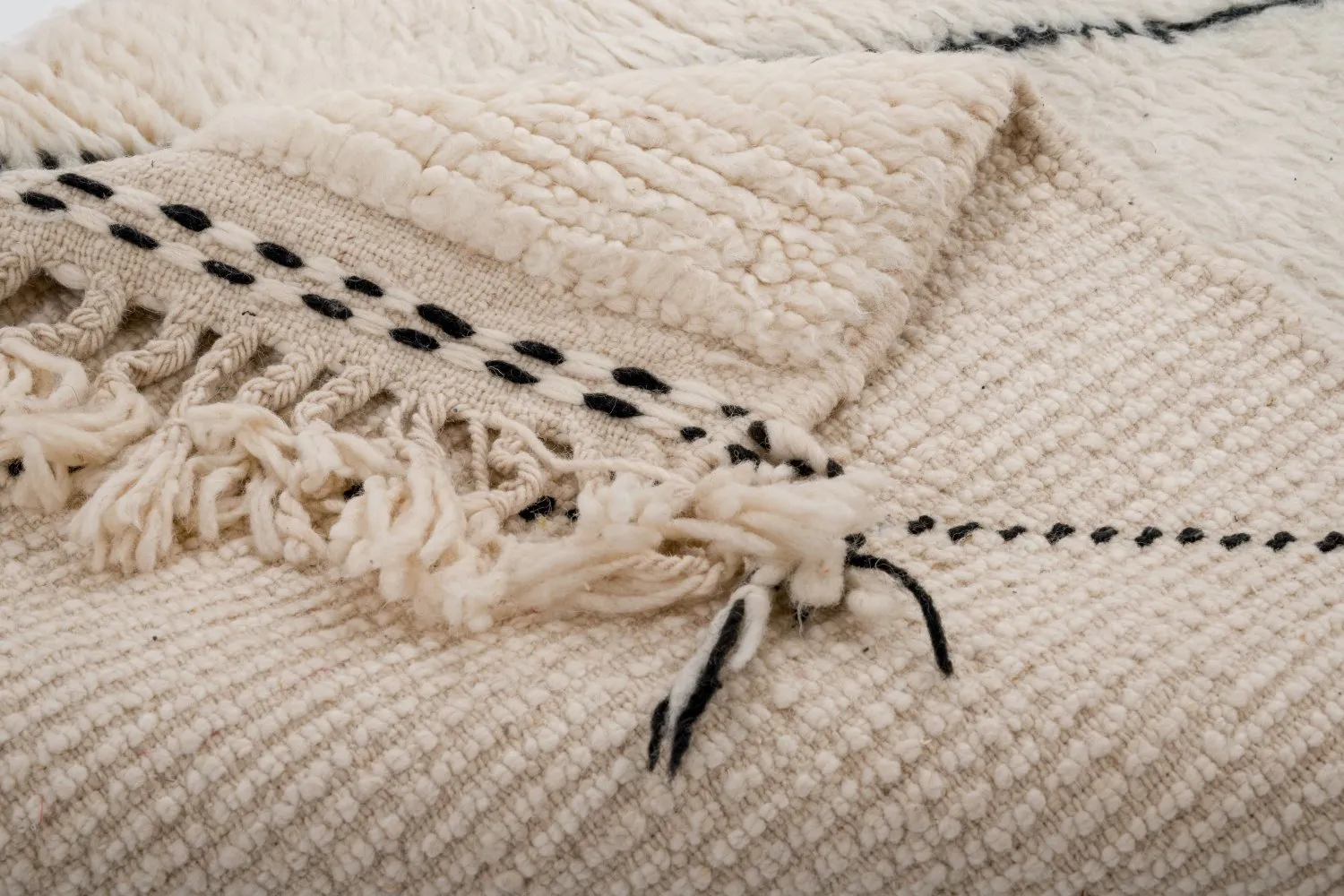 Tapete Kilim Marroquino Beni Ourain 240 x 90 cm