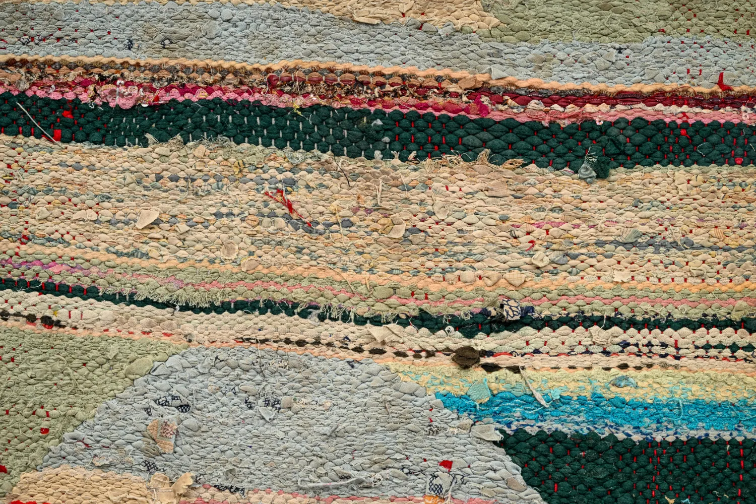 Tapete Berbere Marroquino Boucherouite 120 x 245 cm