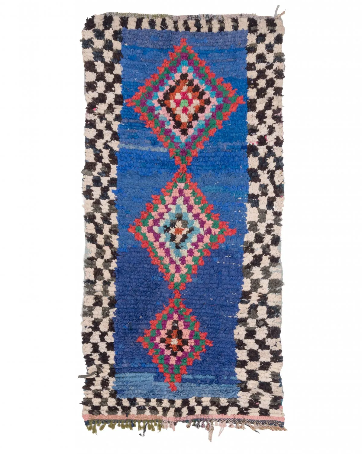 Tapete Berbere Marroquino Boucherouite 285 x 90 cm