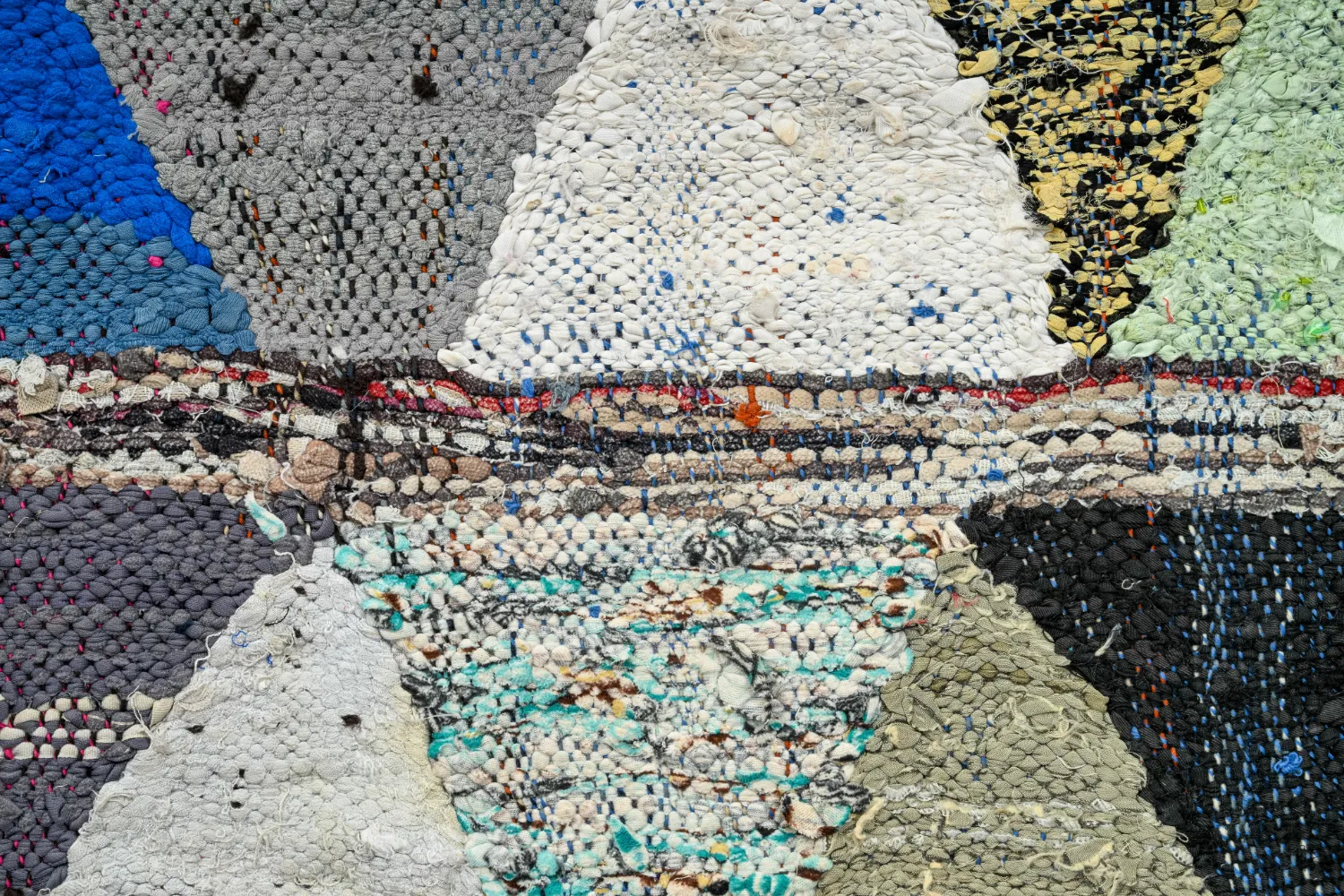 Tapete Berbere Marroquino Boucherouite 125 x 230 cm