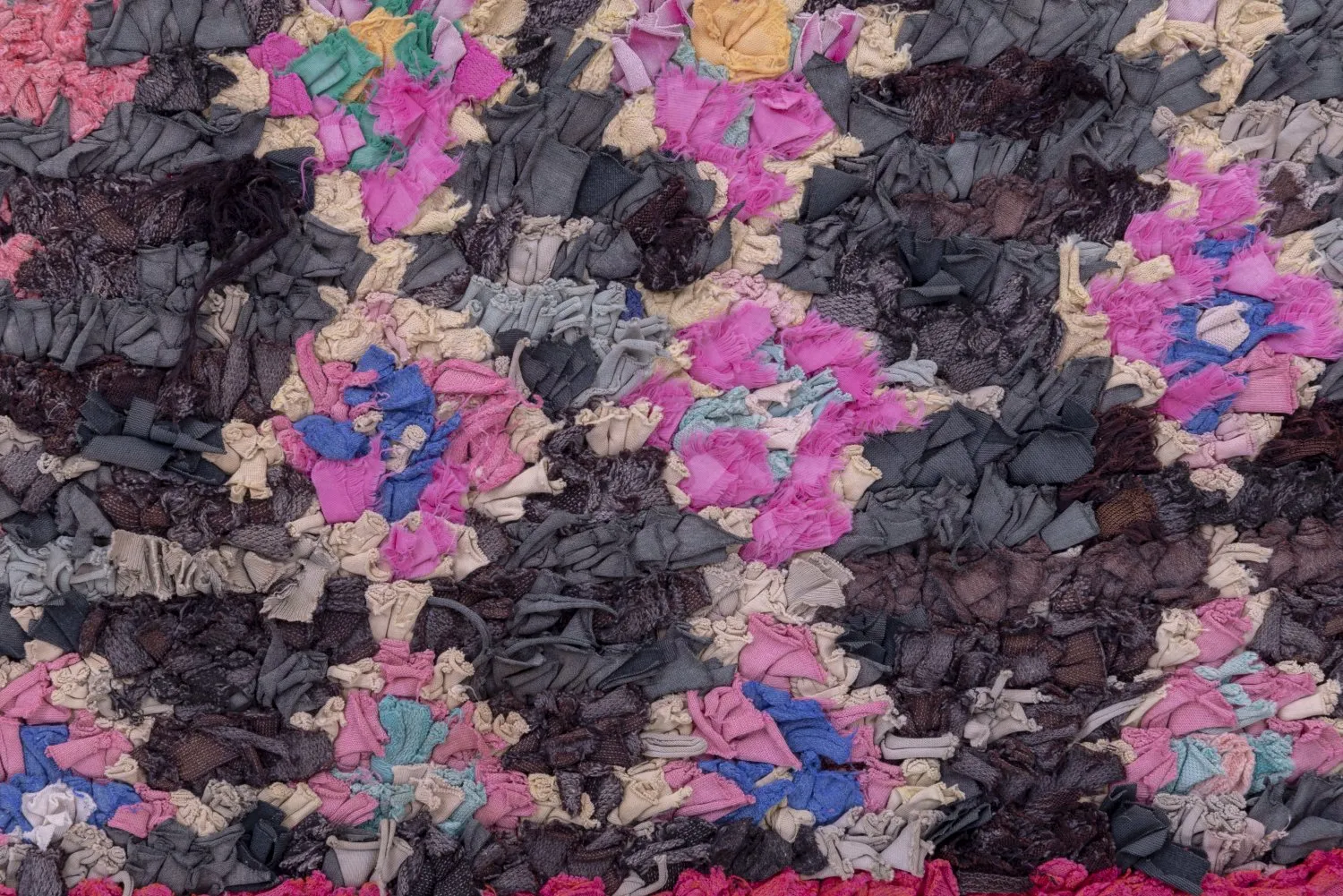 Tapete Berbere Marroquino Boucherouite 210 x 125 cm