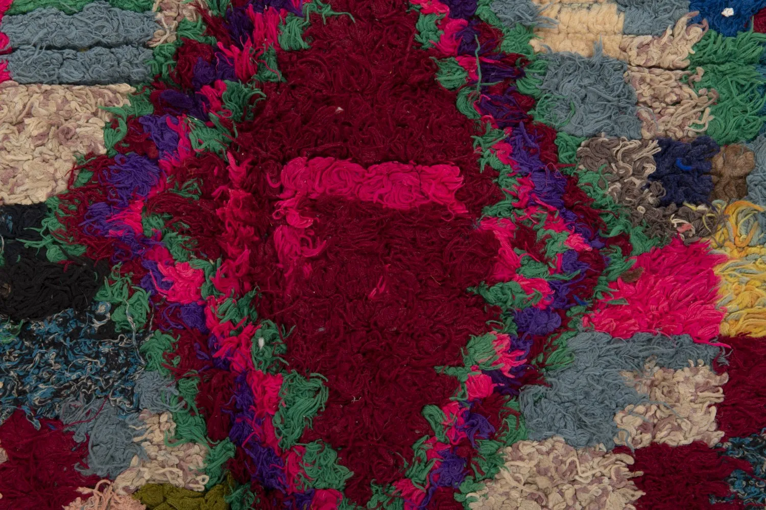Tapete Berbere Marroquino Boucherouite 290 x 145 cm