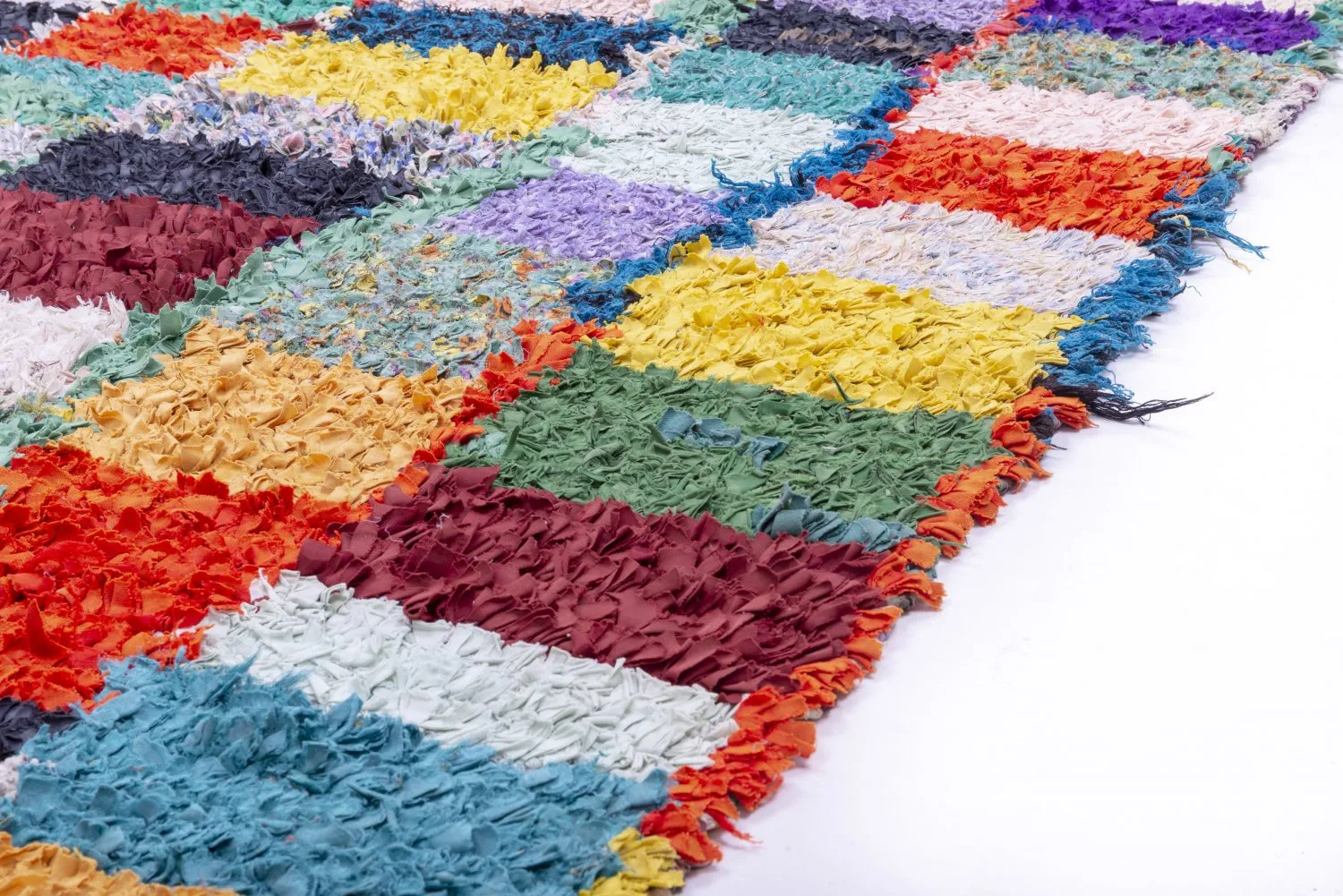 Tapete Berbere Marroquino Boucherouite 250 x 120 cm