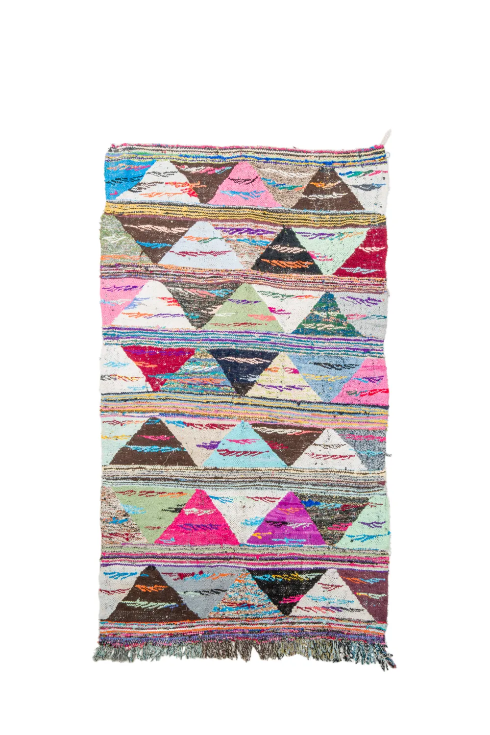 Tapete Berbere Marroquino Boucherouite 135 x 235 cm