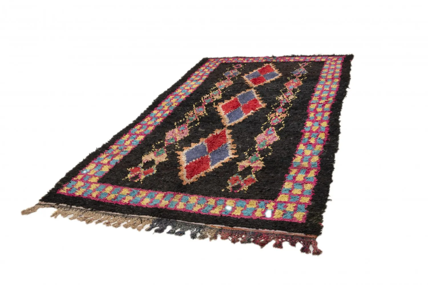 Tapete Berbere Marroquino Boucherouite 315 x 165 cm