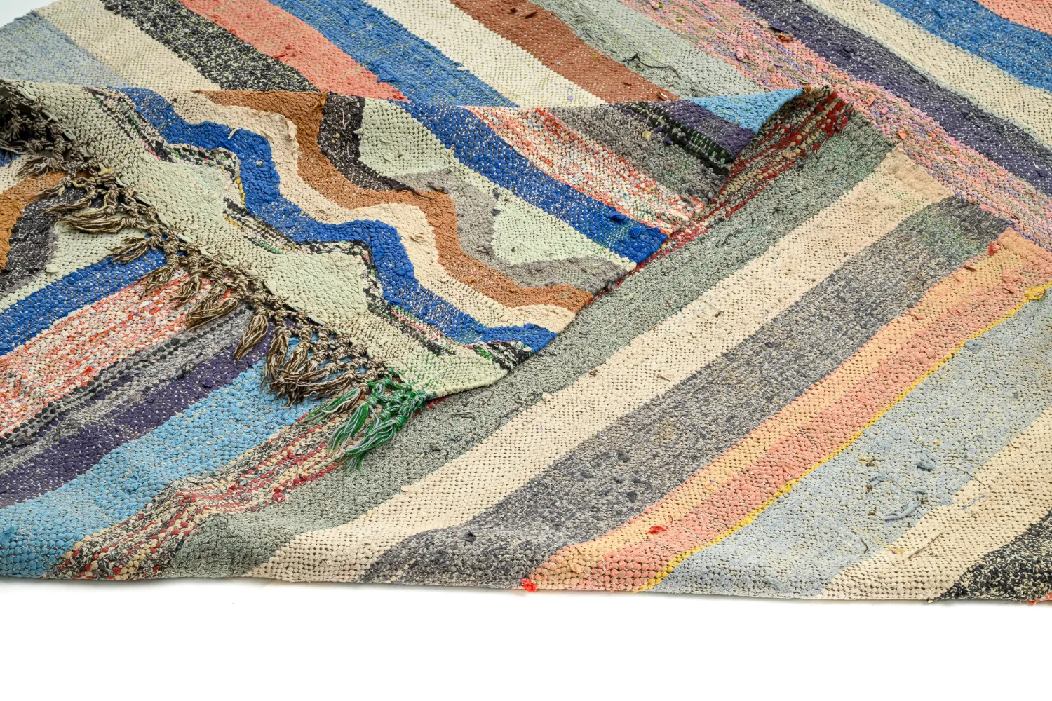 Tapete Berbere Marroquino Boucherouite 150 x 275 cm