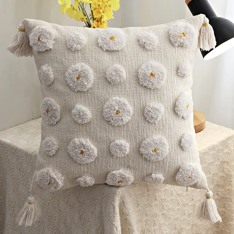 Capa de Almofada - Boho Flower (amarelo)