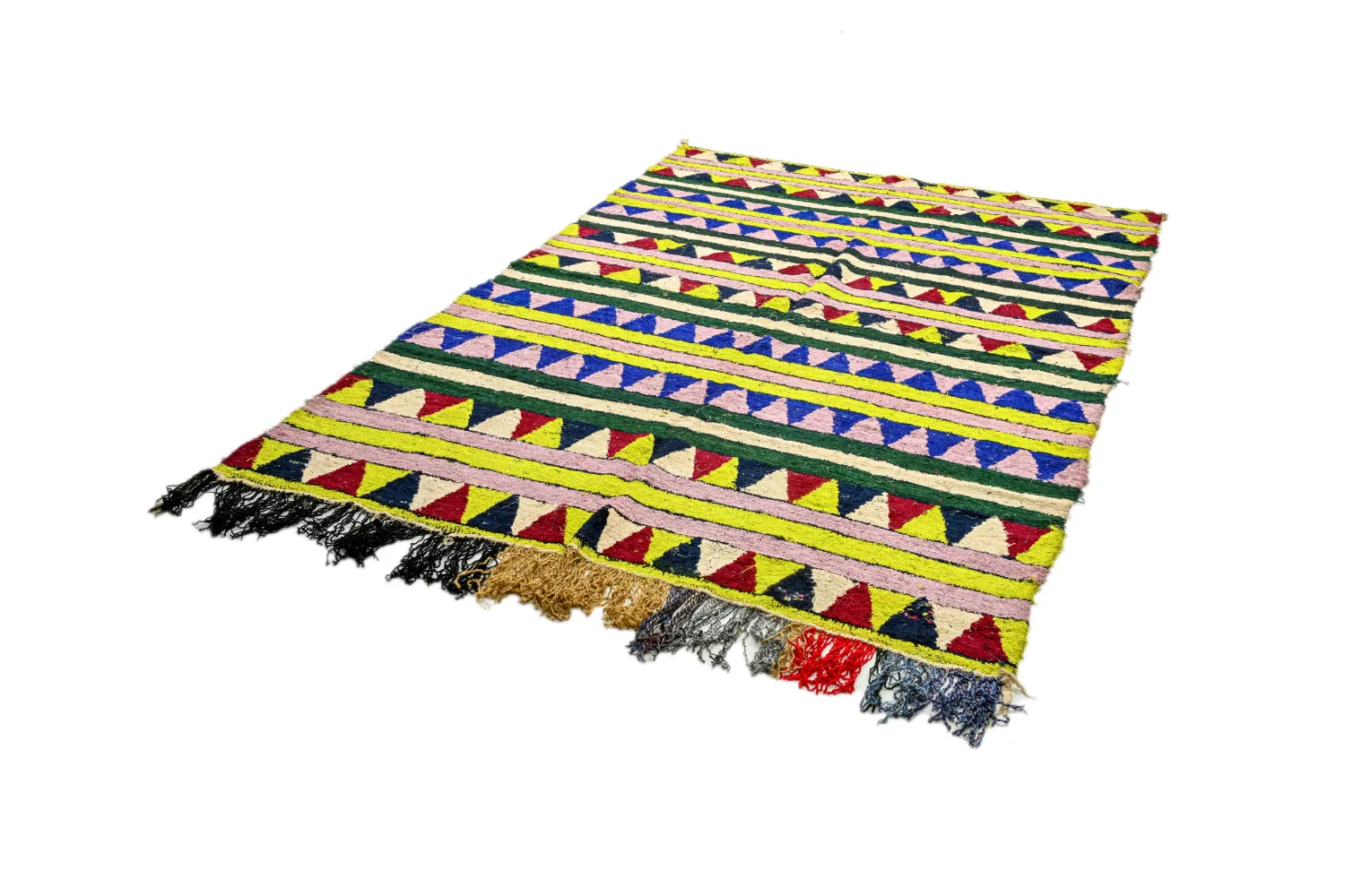 Tapete Berbere Marroquino Boucherouite 170 x 255 cm