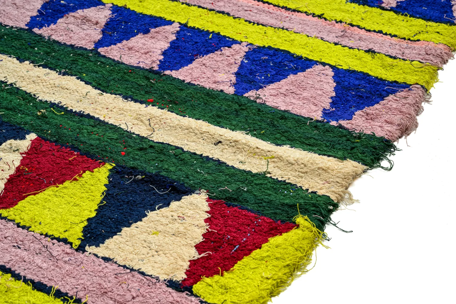 Tapete Berbere Marroquino Boucherouite 170 x 255 cm