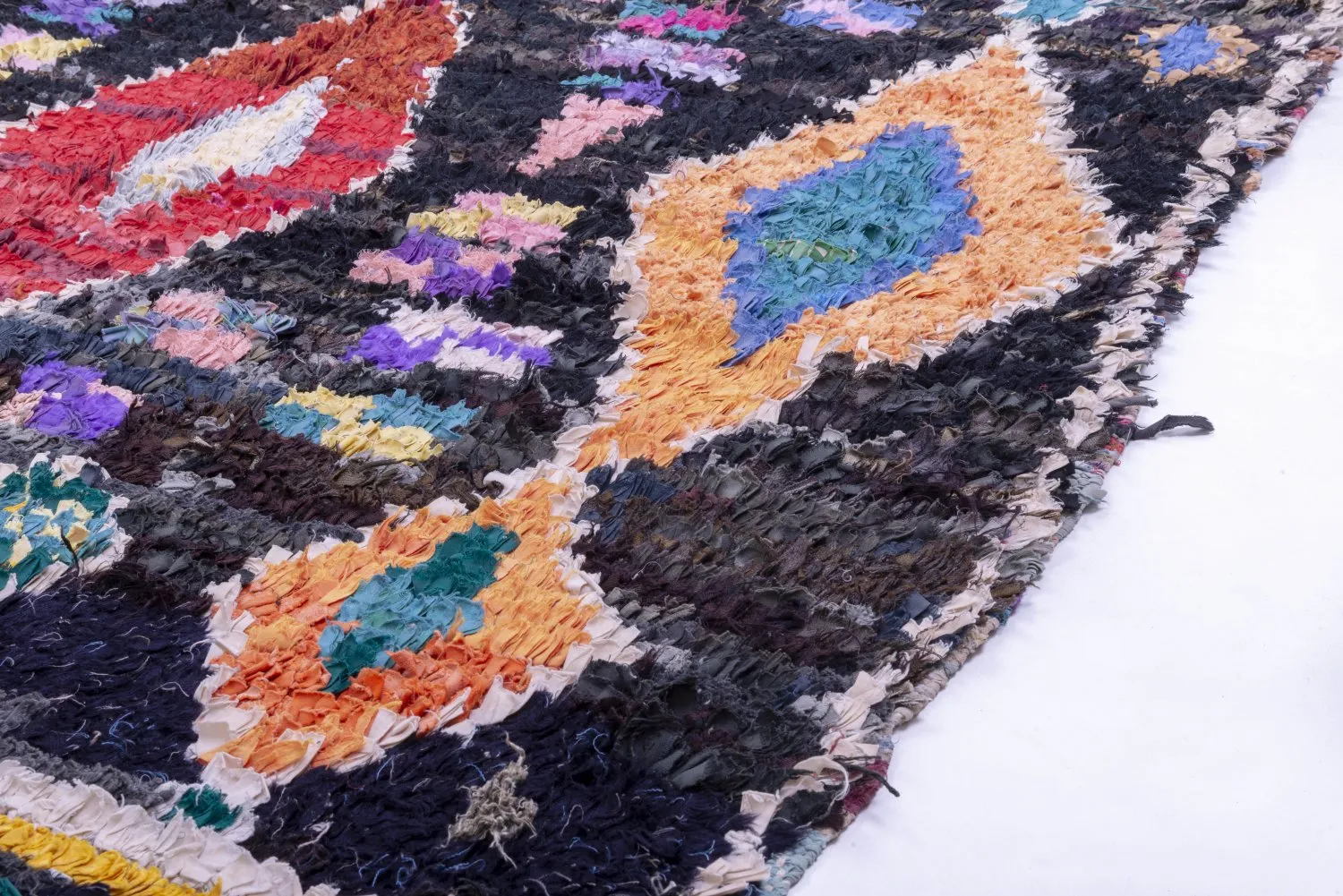 Tapete Berbere Marroquino Boucherouite 235 x 150 cm