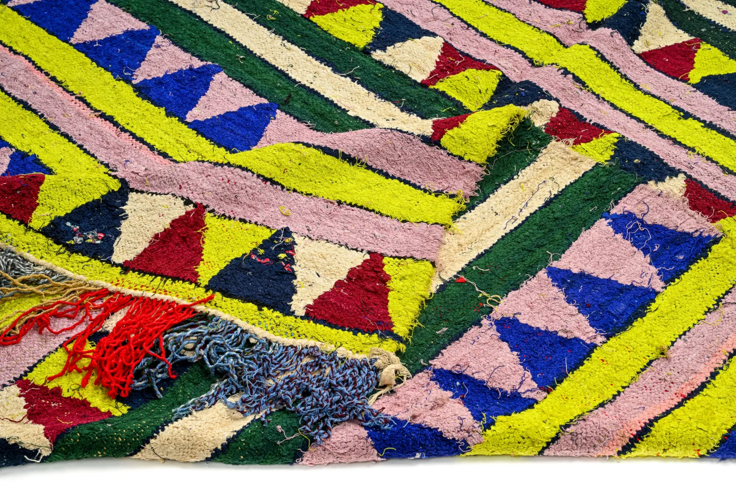 Tapete Berbere Marroquino Boucherouite 170 x 255 cm