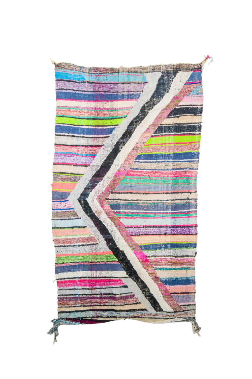 Tapete Berbere Marroquino Boucherouite 135 x 240 cm