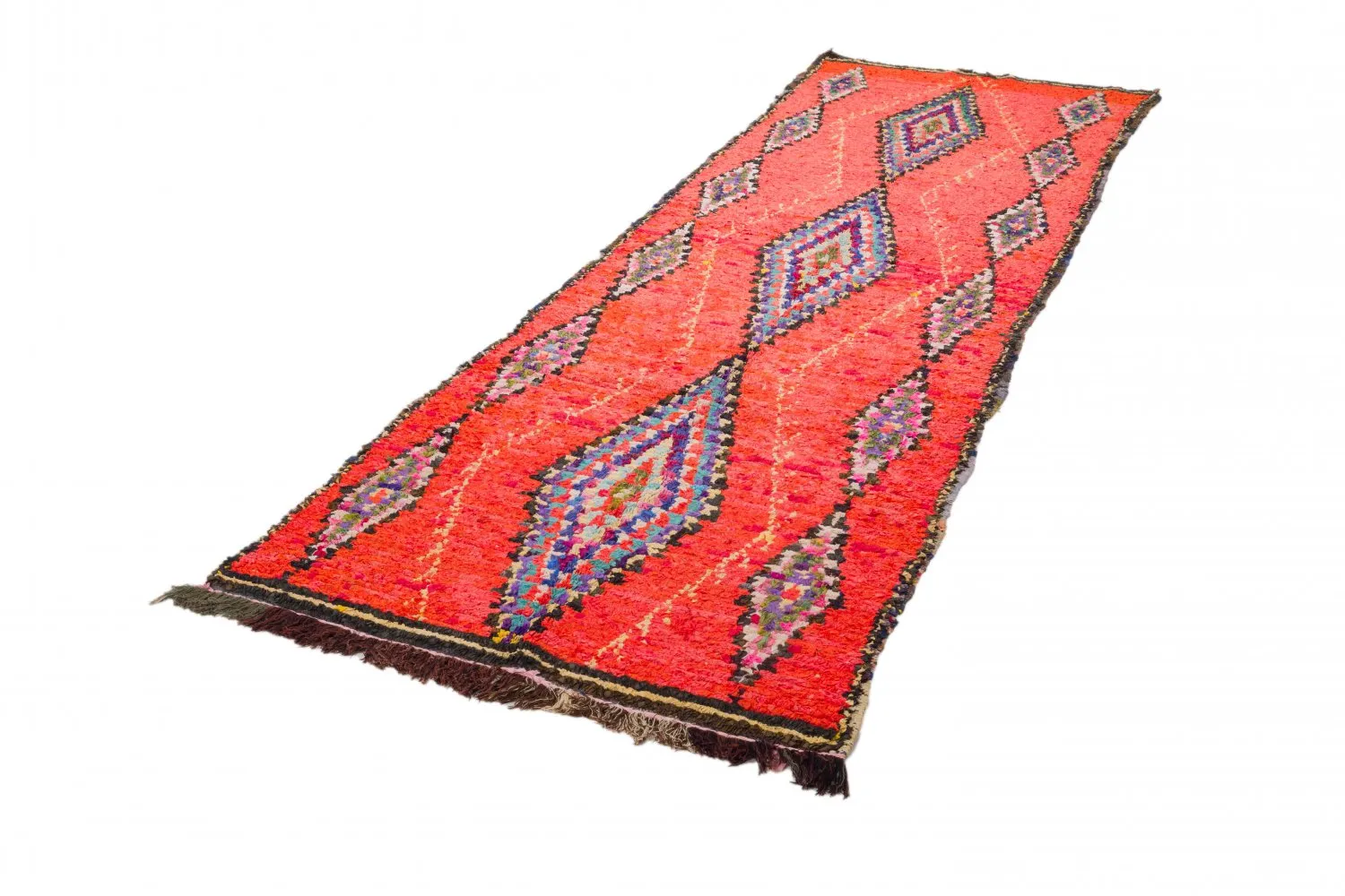Tapete Berbere Marroquino Boucherouite 360 x 170 cm