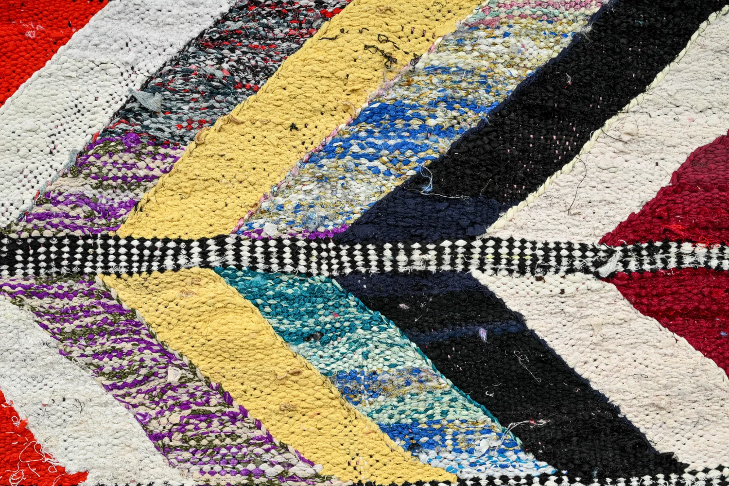 Tapete Berbere Marroquino Boucherouite 150 x 320 cm