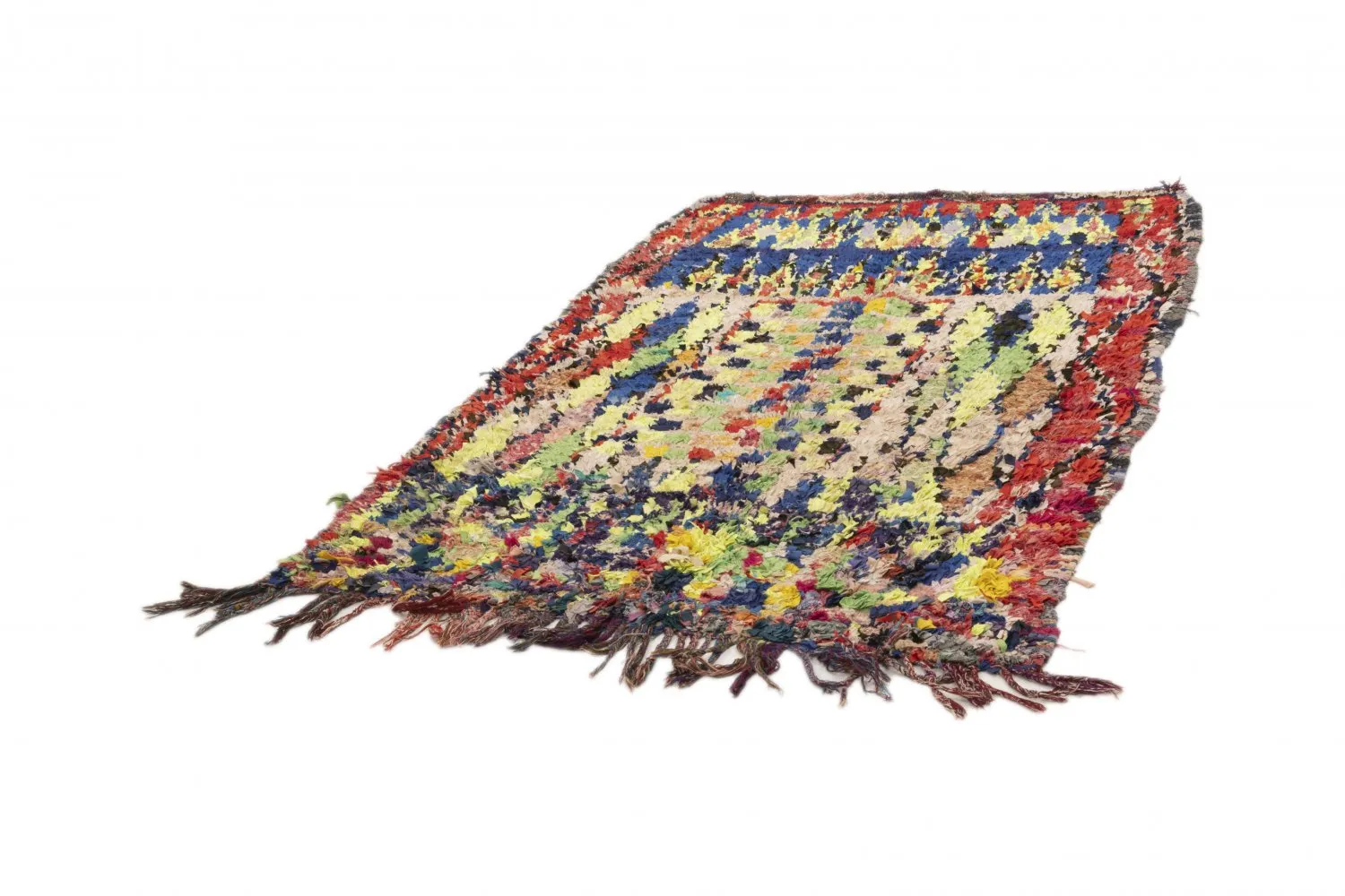 Tapete Berbere Marroquino Boucherouite 180 x 115 cm