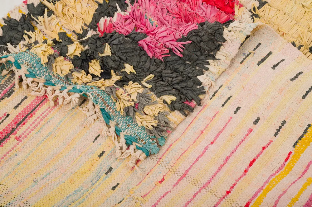 Tapete Berbere Marroquino Boucherouite 390 x 150 cm