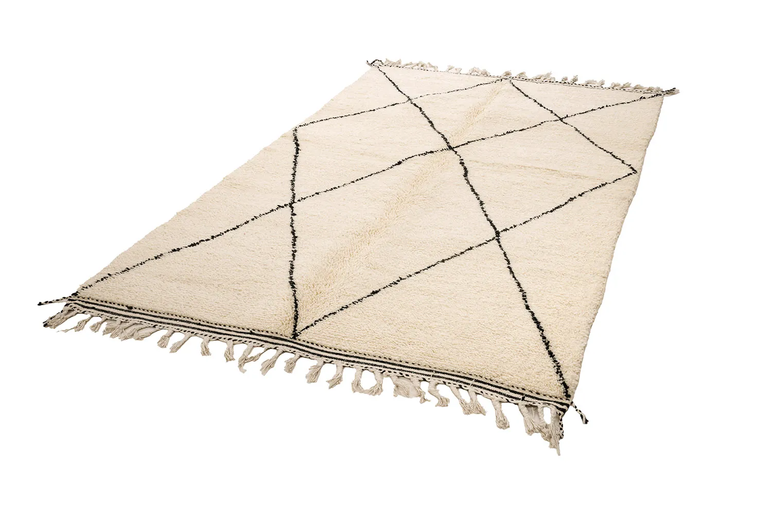 Tapete Kilim Marroquino Beni Ourain 155 x 270 cm