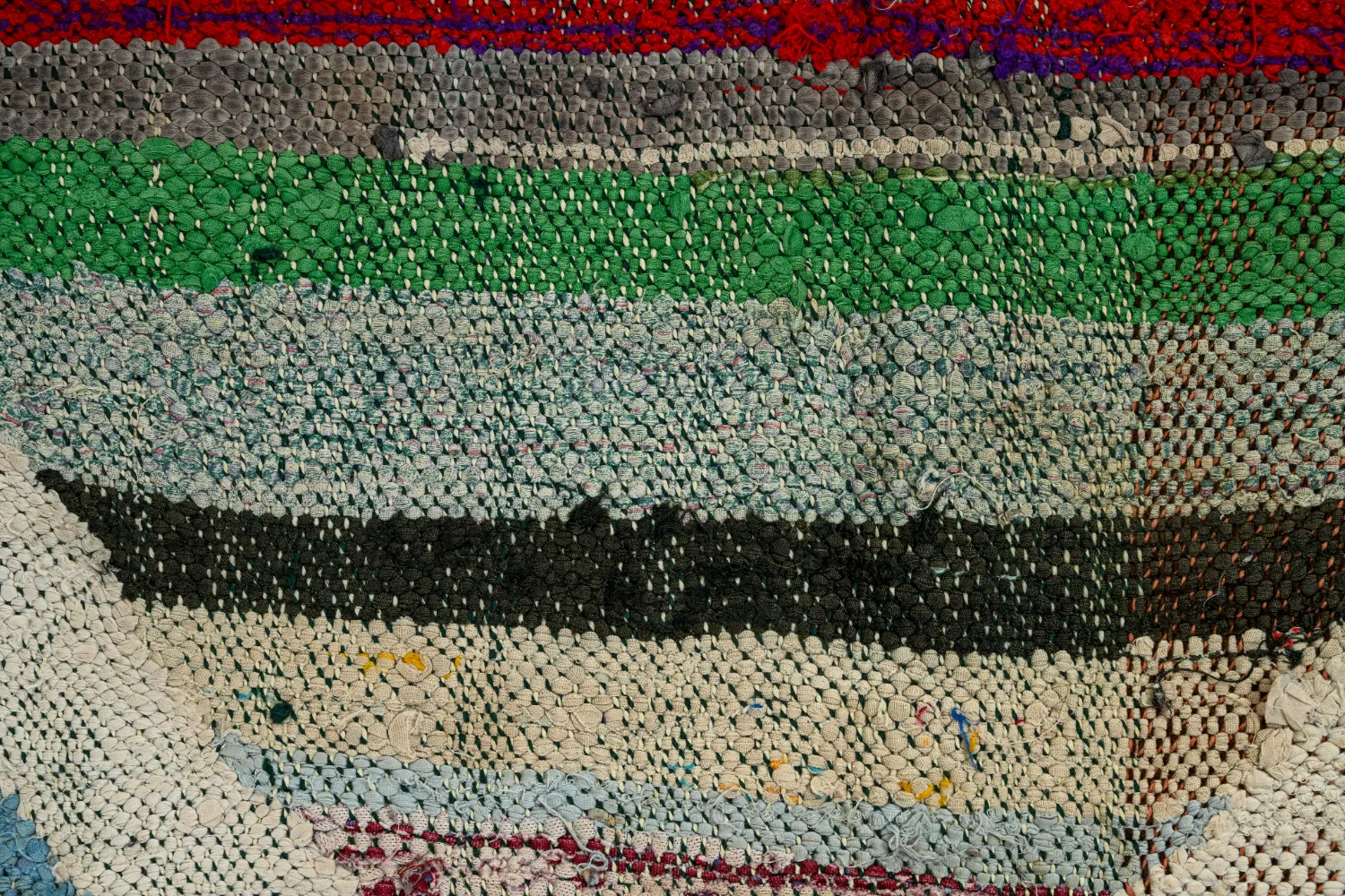 Tapete Berbere Marroquino Boucherouite 145 x 295 cm