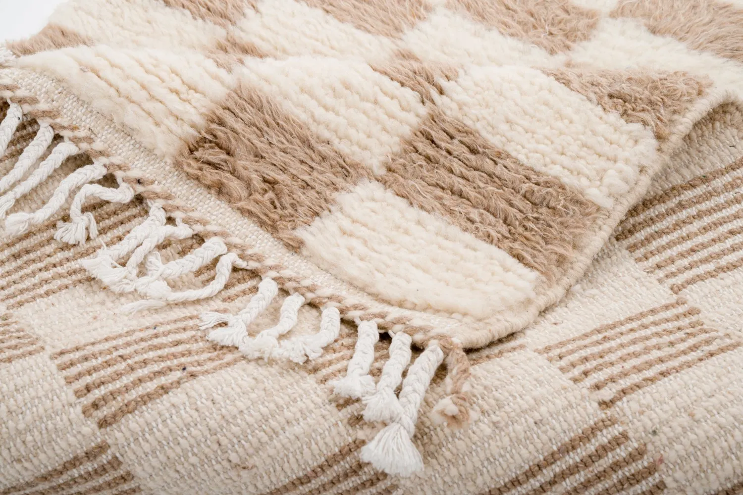 Tapete Kilim Marroquino Beni Ourain 285 x 85 cm