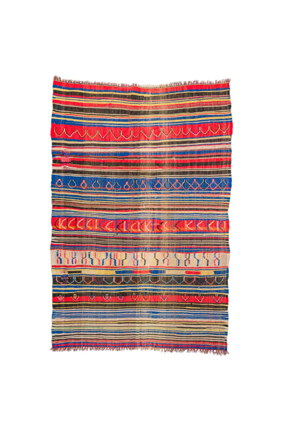 Tapete Berbere Marroquino Boucherouite 165 x 235 cm