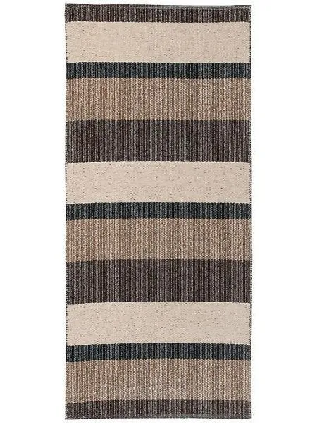 Tapetes de Plástico - Horredsmattan Block metallic (marrom)