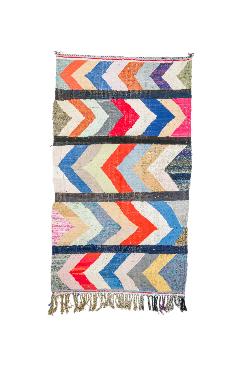 Tapete Berbere Marroquino Boucherouite 135 x 250 cm