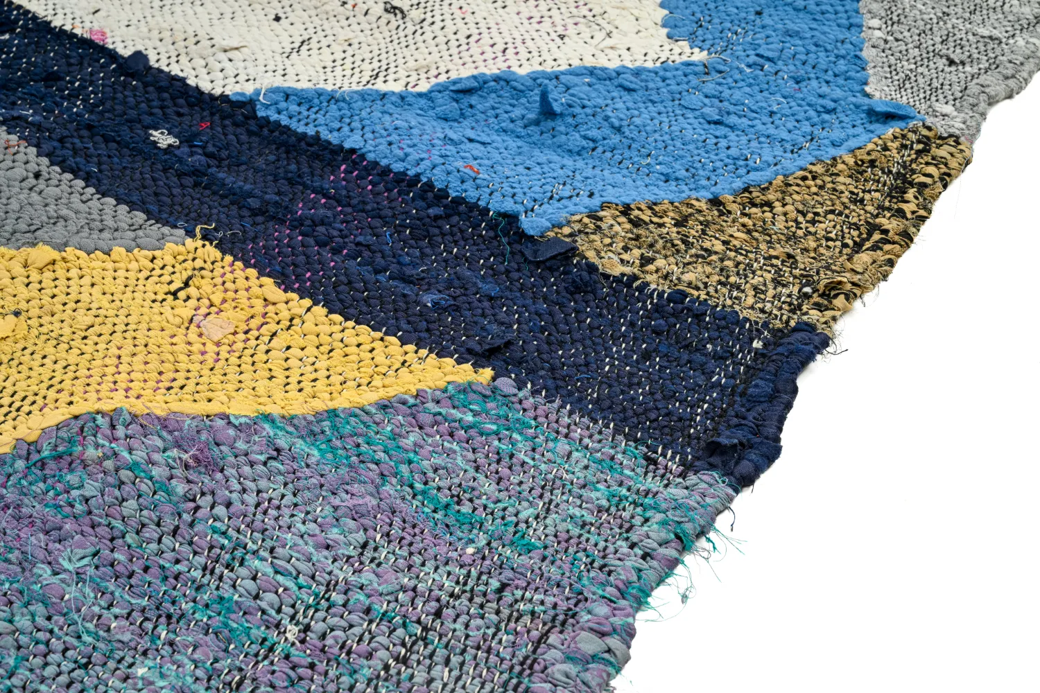 Tapete Berbere Marroquino Boucherouite 135 x 250 cm