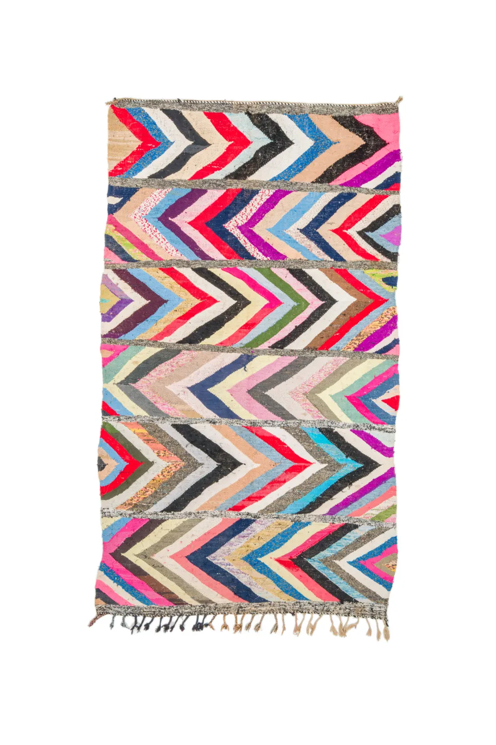 Tapete Berbere Marroquino Boucherouite 165 x 270 cm