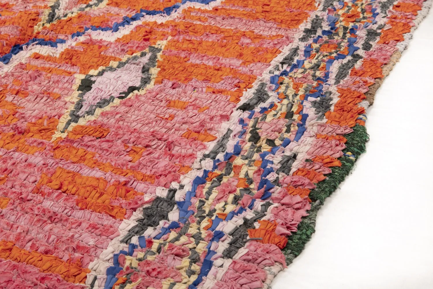 Tapete Berbere Marroquino Boucherouite 275 x 130 cm