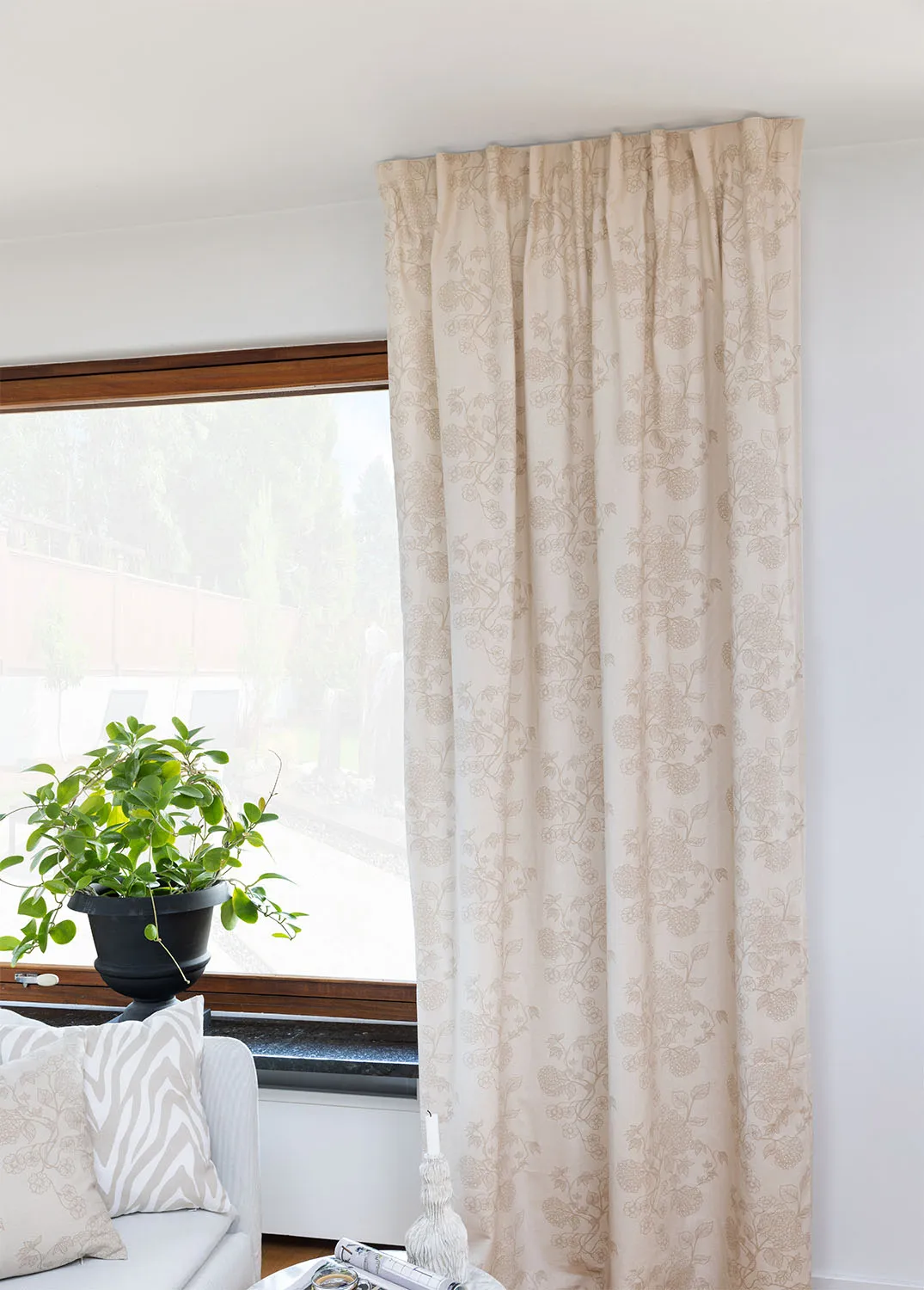 Cortinas - Cortina de algodão Minna (bege)