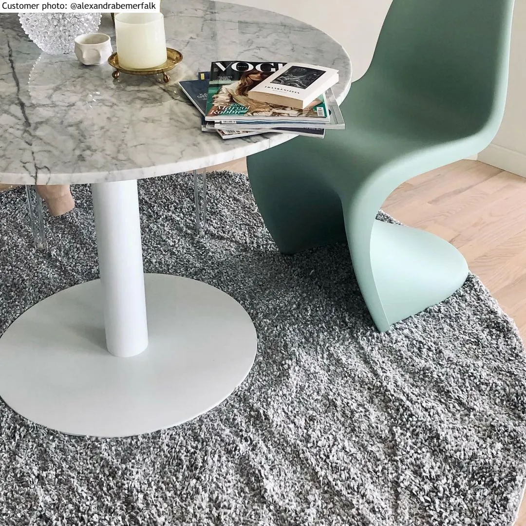 Tapete redondo - Orkney (cinza)