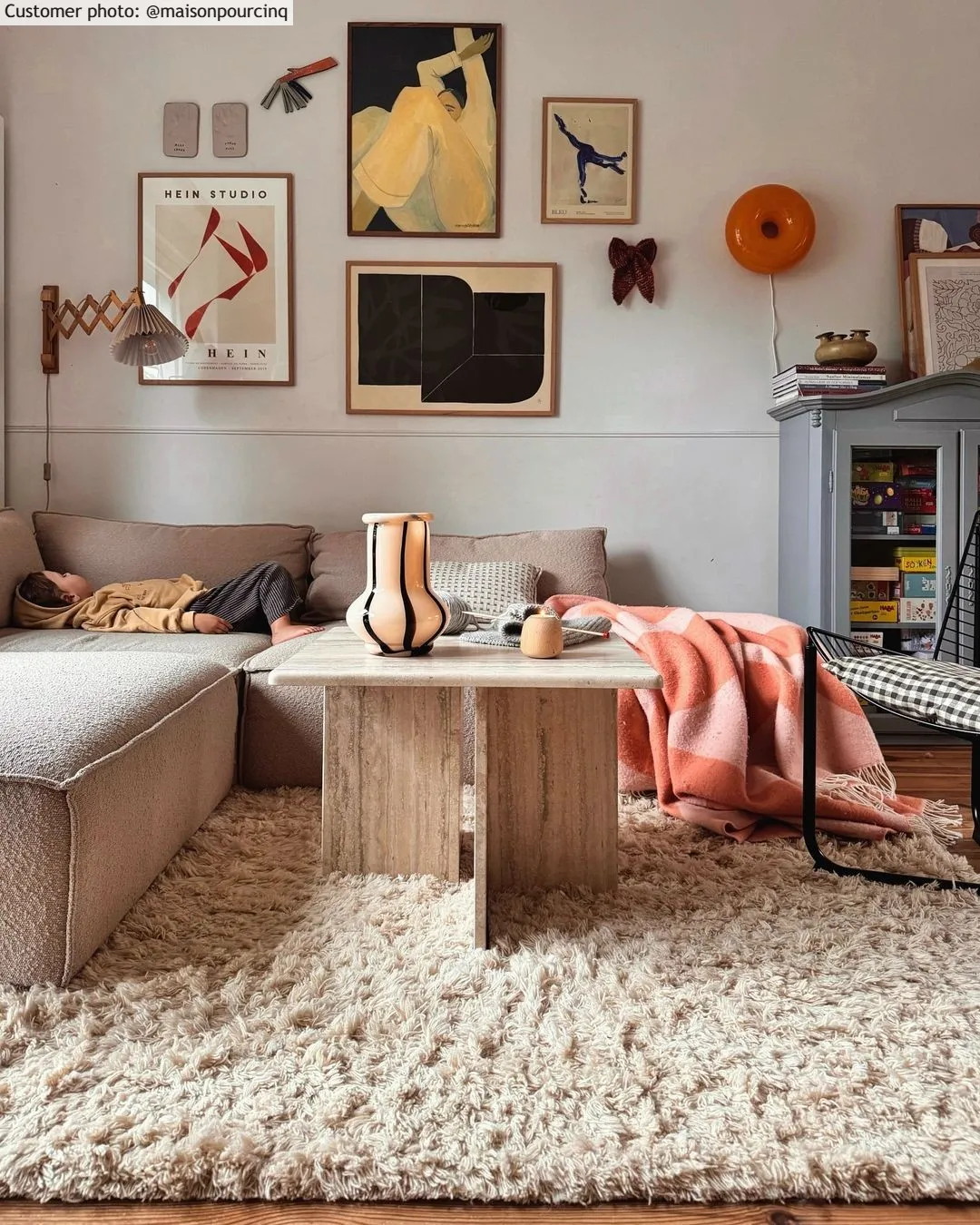 Tapete de lã - Aliste Wool Shaggy (alabaster gleam)