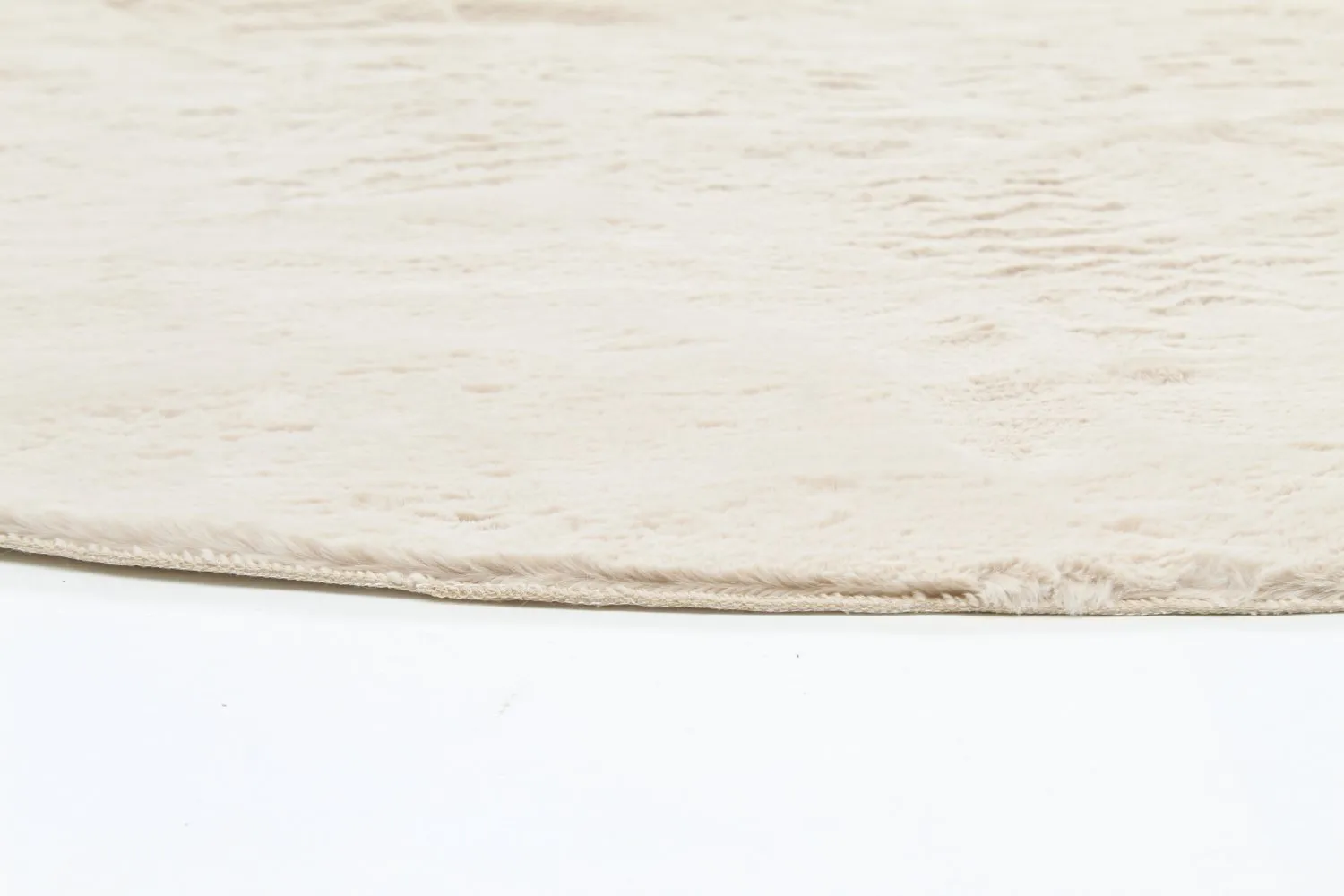 Tapetes redondos - Aranga Super Soft Fur (bege)