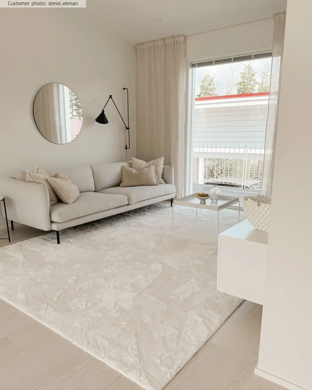 Tapetes felpudos - Aranga Super Soft Fur (branco)