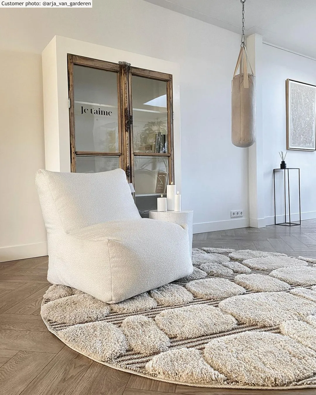 Tapetes redondos - Fondi (cinza)