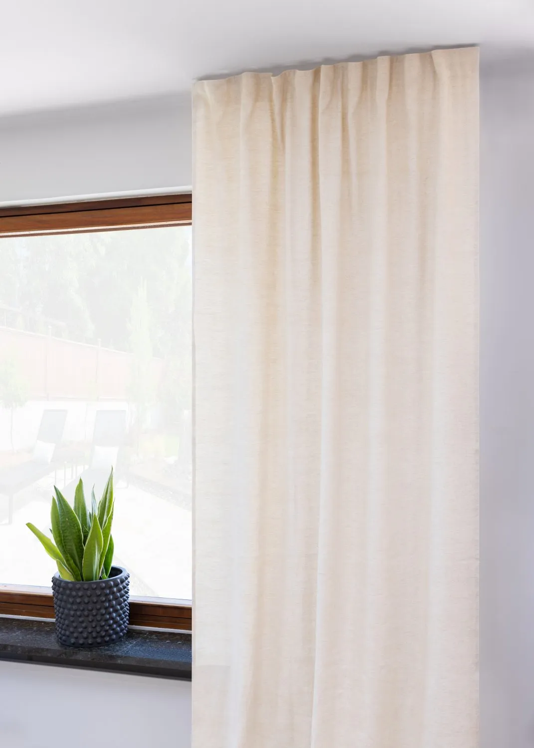 Cortinas - Cortina de linho Astrid (branco)