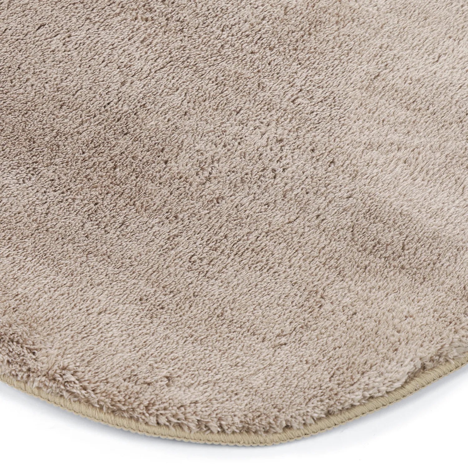 Tapete Shaggy Ondulado Assimétrico - Aranga Super Soft Fur (marrom)