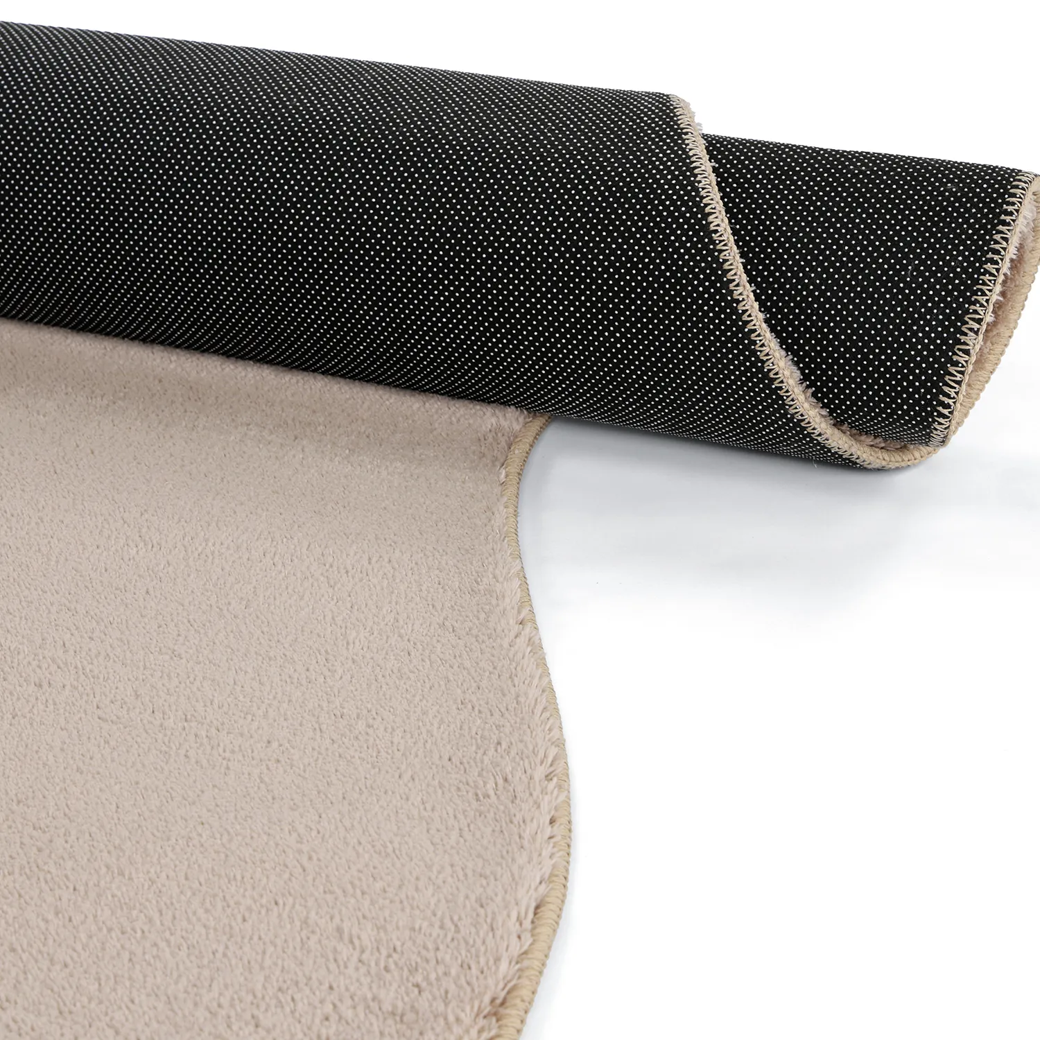 Tapete Shaggy Ondulado Assimétrico - Aranga Super Soft Fur (marrom)