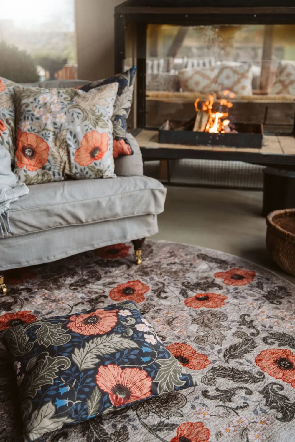 Tapete redondo - Poppy (bege)