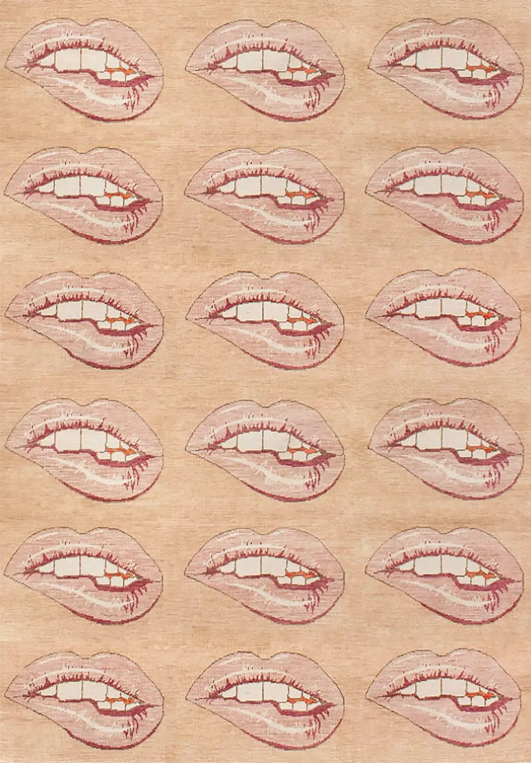 Tapete Wilton - Avery (bege/rosa)