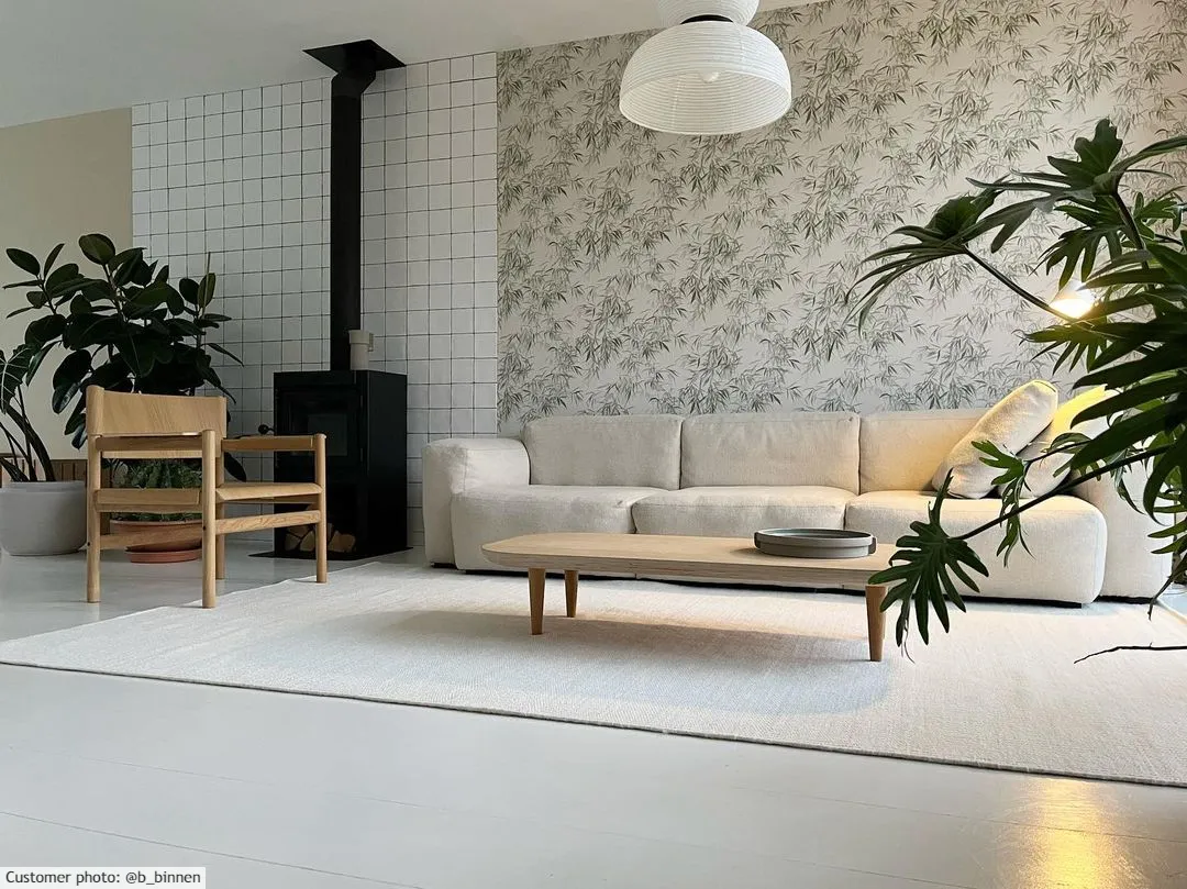 Tapete de lã - Hamilton (branco)